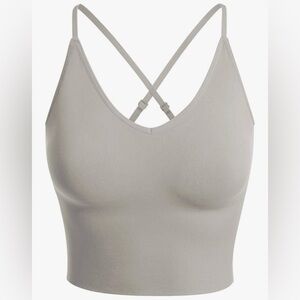 Women's Seamless Padded Sports Bra - Gray